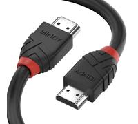 Lindy 2m High Speed HDMI Cable, Black Line, with Ethernet, 4k@60Hz HDMI 2.0 1...