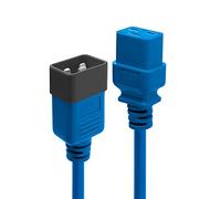 2m IEC C19 to C20 Extension Cable, Blue