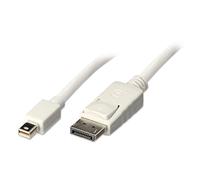 Lindy 2m Mini DisplayPort to DisplayPort Cable, White