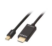 LINDY 2m Mini DisplayPort to HDMI 10.2G Cable