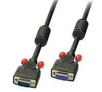 Lindy 2m Premium SVGA Monitor Extension Cable, Black