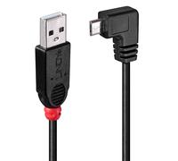 Lindy 2m USB Micro-B Cable, 90 Degree Right Angle