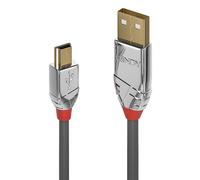 Lindy 2m USB 2.0 Type A to Mini-B Cable. Cromo Line
