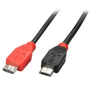 USB 2.0 OTG Cable - Black, Type Micro-B to Micro-B, 2m
