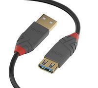 LINDY 2m USB 3.0 Type A Extension Cable, Anthra Line