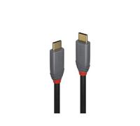 Lindy 2m USB 3.2 Type C Cable, 5A PD, Anthra Line