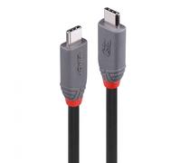 Lindy 2m USB 4 240W Type C Cable Anthra Line