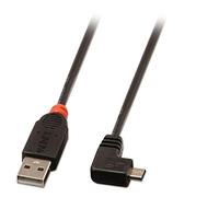 2m USB Micro-B Cable, 90 Degree Right Angle