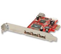 Lindy 3+1 PORT USB 2.0 CARD PCIE 3 X EXTER