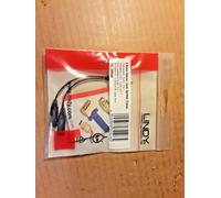 LINDY 3.5mm Stereo Jack Headphone Splitter Cable NEW