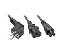 Lindy 30047 power cable Black C13 coupler C5 coupler
