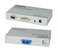 Lindy 300m Fibre Optic DVI-D Single Link, RS232 Extender