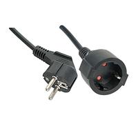 Lindy 30245 SCHUKO EXTENSION CORD BLACK black 10 m