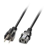 LINDY 30338 IEC-Netzkabel US-Netzstecker Kpl 18AWG USA 3 Pin 2m