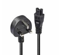 Lindy 30460 1m UK 3 Pin Plug to IEC C5 Power Cable