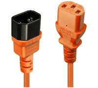 1m IEC Extension Cable, Orange