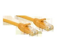 LINDY 30m Cat.6 U/UTP Ethernet Cable, Yellow