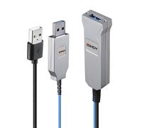 LINDY 30m Fibre Optic USB 3.0 Cable