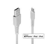 Lindy 31327 2m USB-A (M) 2.0 To Lightening (M) MFi Certified 480Mbps Cable - White