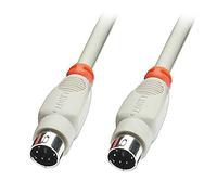 LINDY 33265 - PS/2 Connection Cable 6 pin Mini Din Male 1 m, black