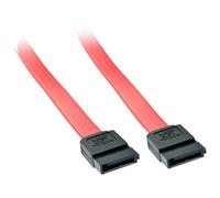 LINDY SATA Cable - Latching Right-Angled (90) Connector 0.7m