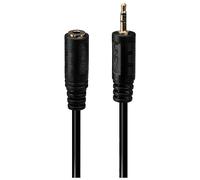 LINDY 35698 Jack Audio Adapter 2.5 mm Plug to 3.5 mm Socket Black