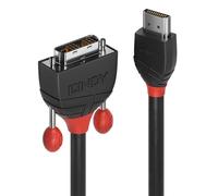 LINDY 36272 HDMI to DVI-D Adapter Cable 2.00m Black Line