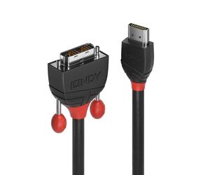 LINDY 36275 10 m HDMI to DVI Cable Line - Black
