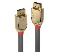 Lindy 2m DisplayPort 1.4 Cable, Gold Line