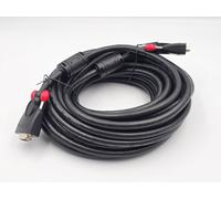 LINDY 36397 10m VGA SVGA Extension Cable HD15 Male to Female Shielded Black