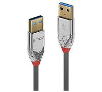 LINDY 36625 0.5 m USB 3.0 Type A Cable, Cromo Line