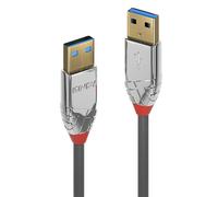 LINDY 36629 5 m USB 3.0 Type A Cable, Cromo Line Anthracite