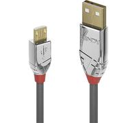 LINDY 36651 USB cable USB 2.0 USB-A plug, USB Micro-B plug 1.00 m Grey