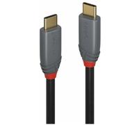 Lindy 2m USB 3.2 Type C Cable 5A PD Anthra Line