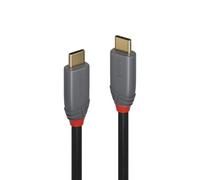 Lindy 2m USB 3.2 Type C Cable, 5A PD, Anthra Line