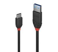 LINDY 36915 USB cable USB 3.2 1st Gen USB-C® plug, USB-A plug 0.50...