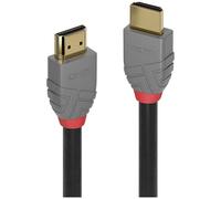 LINDY 36966 HDMI Cable Black Anthracite 7.50m Gold Plated Connectors