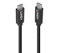 Lindy 36975 USB cable USB 3.2 Gen 2x2 0.5 m USB C Black