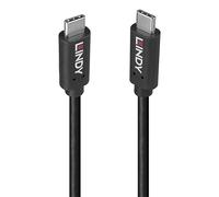 Lindy 36975 USB cable USB 3.2 Gen 2x2 1.5 m USB C Black