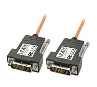 Lindy 38378 DVI cable 100 m DVI-D Black, Orange