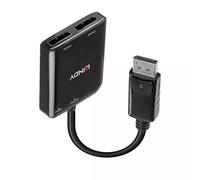 Lindy 38430 interface hub DisplayPort 21600 Mbit/s Black