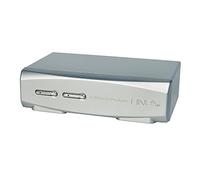 LINDY 39304 2 Port KVM Switch Pro USB 2.0, DisplayPort 1.2 with TTU, Silver