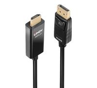 LINDY 40927 DisplayPort cable plug to HDMI-A plug 3m Black