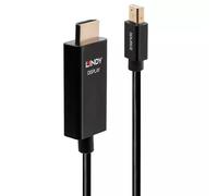 Lindy 3m Active Mini DisplayPort to HDMI Cable with HDR