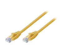 LINDY 3m Cat.6 U/UTP Network Cable, Yellow 3m Yellow