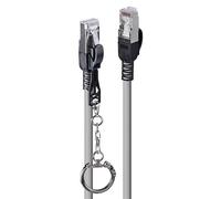 Lindy 3m Cat.6A S/FTP Locking Network Cable Grey. Cable length: 3 m Cable standard: Cat6a Cable shielding: S/FTP (S-STP) Connector 1: RJ-45 Connector 2: RJ-45 Connector contacts plating: Nickel/Gold P