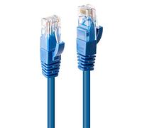 LINDY 3m CAT6 U/UTP Ethernet Cable, Blue