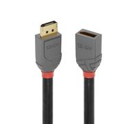 Lindy 3m DisplayPort 1.4 Extension Cable, Anthra Line