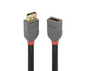 Lindy 3m DisplayPort 1.4 Extension Cable, Anthra Line