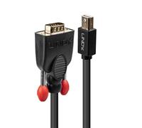 Lindy 3m Mini DisplayPort to VGA Cable, Black